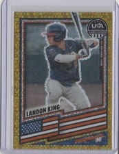 2026 Panini Stars and Stripes Prizm USA Landon King #16 card
