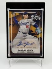 2025 Topps World Champion Autographs Landon Knack #WCA-LK card