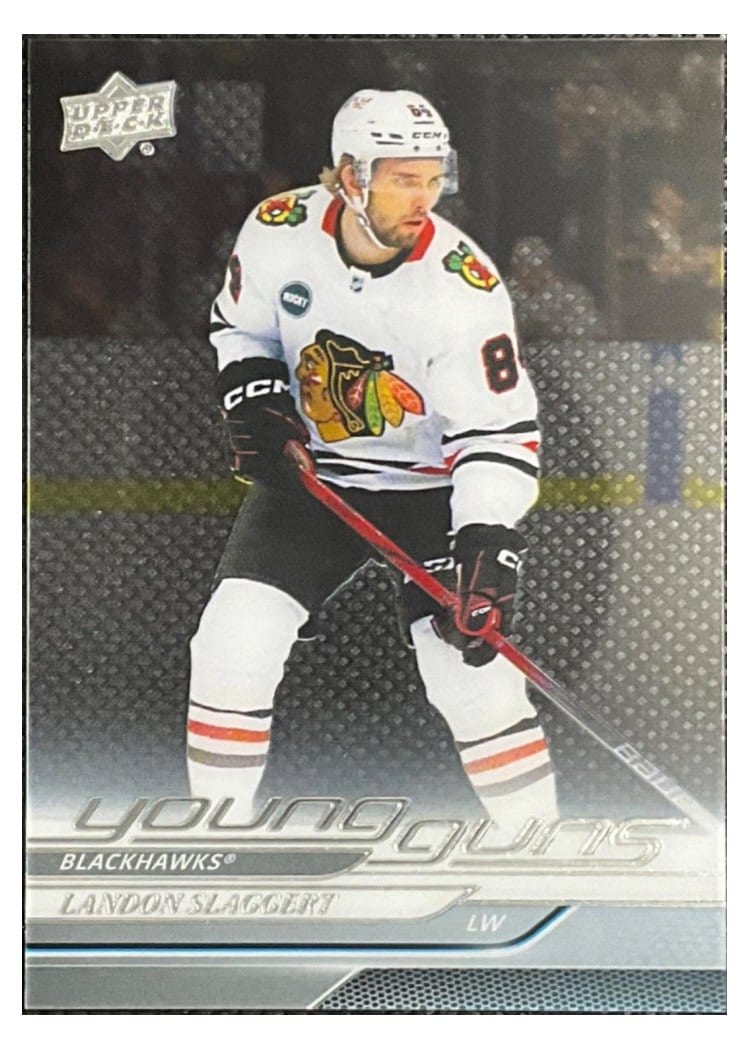 2024-25 Upper Deck Base Set Landon Slaggert Clear Cut #203 card