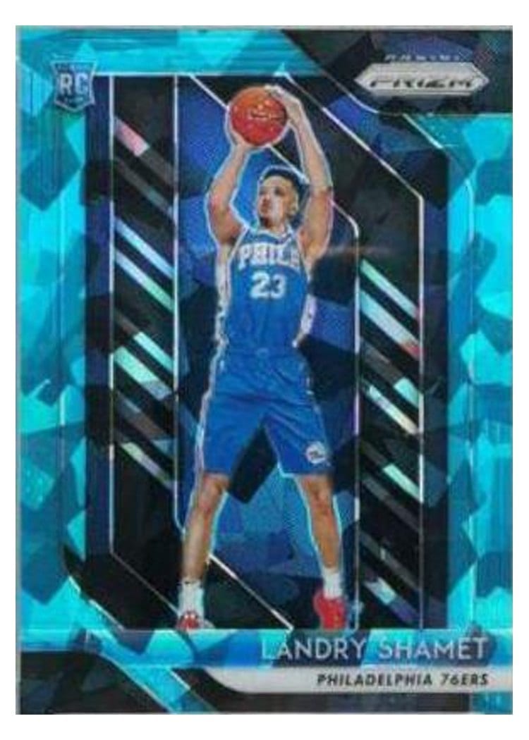 2018-19 Panini Prizm Base Set Landry Shamet #199 card