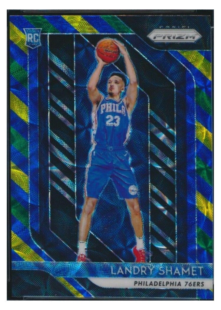 2018-19 Panini Prizm Base Set Landry Shamet #199 card
