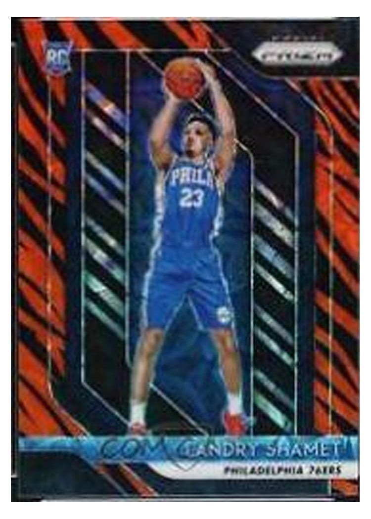 2018-19 Panini Prizm Base Set Landry Shamet #199 card