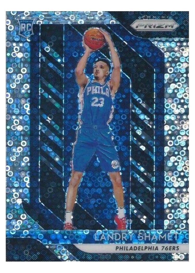 2018-19 Panini Prizm Base Set Landry Shamet #199 card