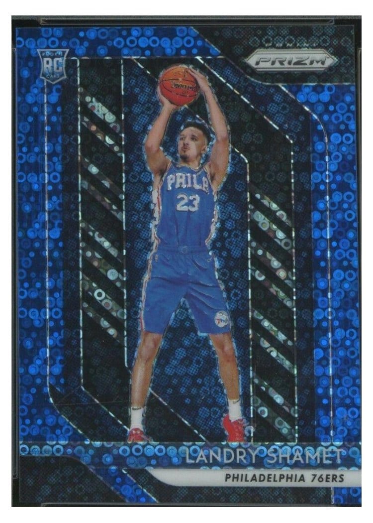 2018-19 Panini Prizm Base Set Landry Shamet #199 card