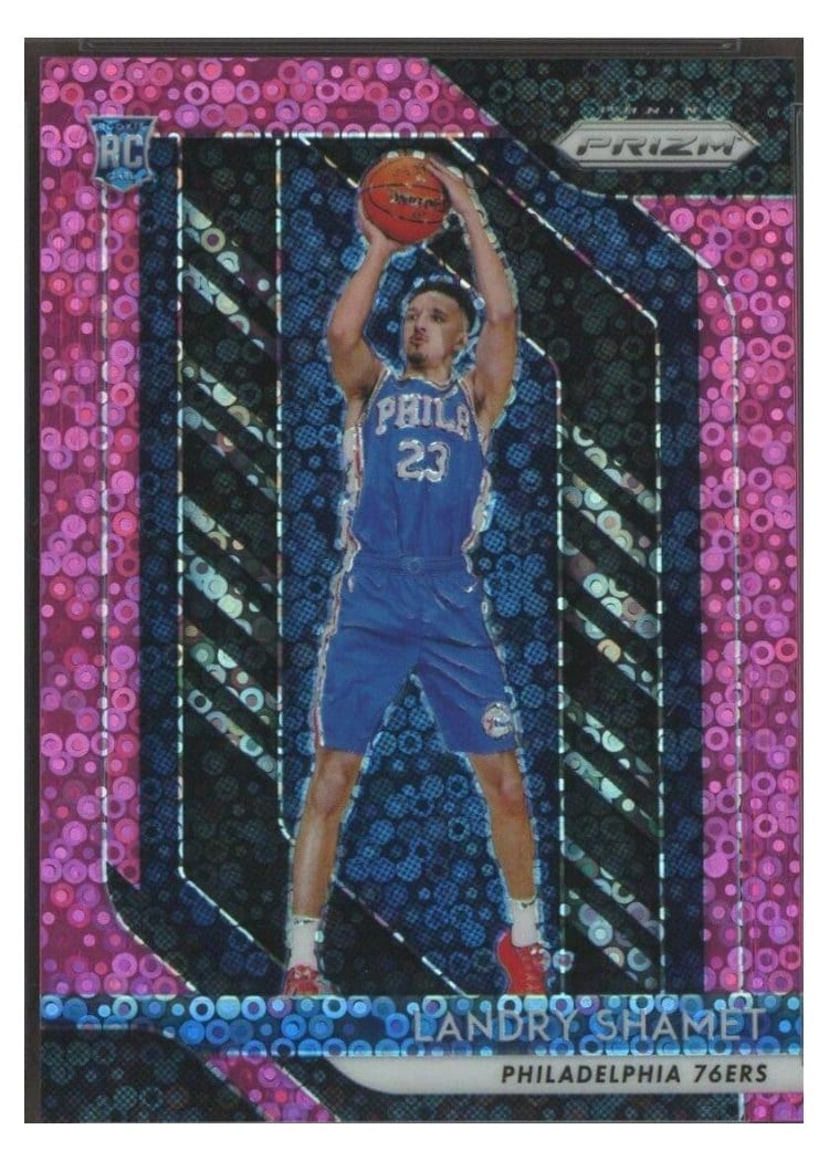 2018-19 Panini Prizm Base Set Landry Shamet #199 card