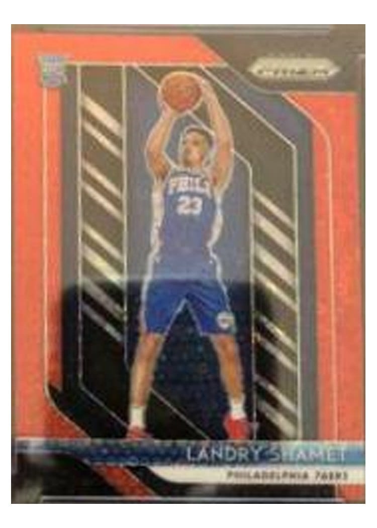2018-19 Panini Prizm Base Set Landry Shamet #199 card