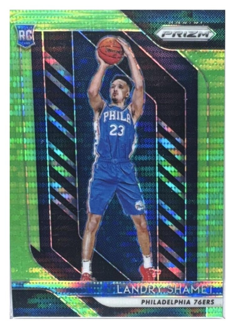 2018-19 Panini Prizm Base Set Landry Shamet #199 card