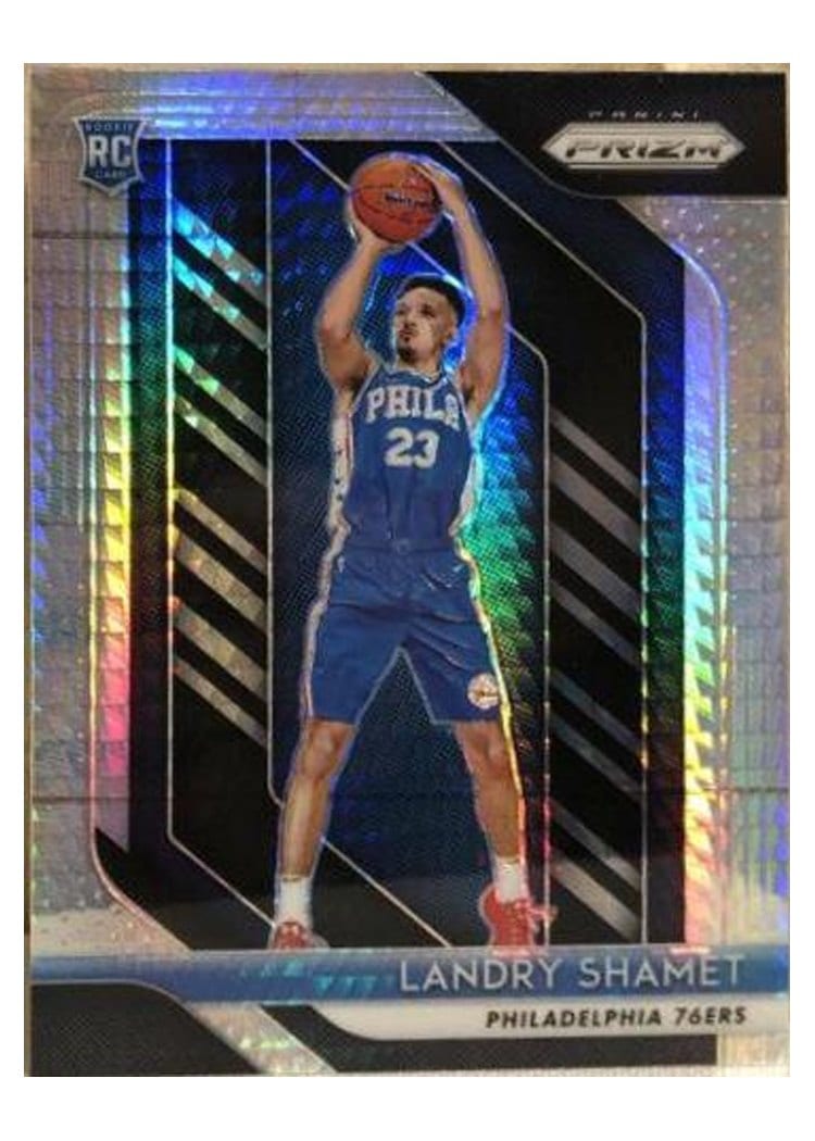 2018-19 Panini Prizm Base Set Landry Shamet #199 card
