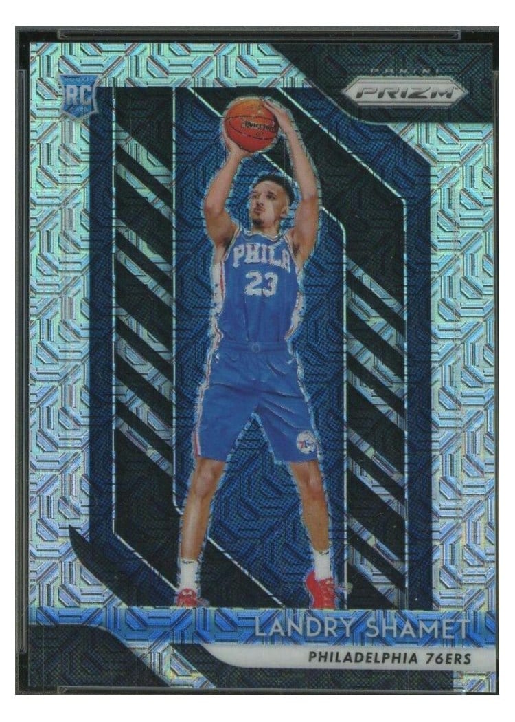 2018-19 Panini Prizm Base Set Landry Shamet #199 card