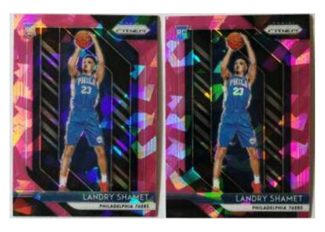 2018-19 Panini Prizm Base Set Landry Shamet #199 card