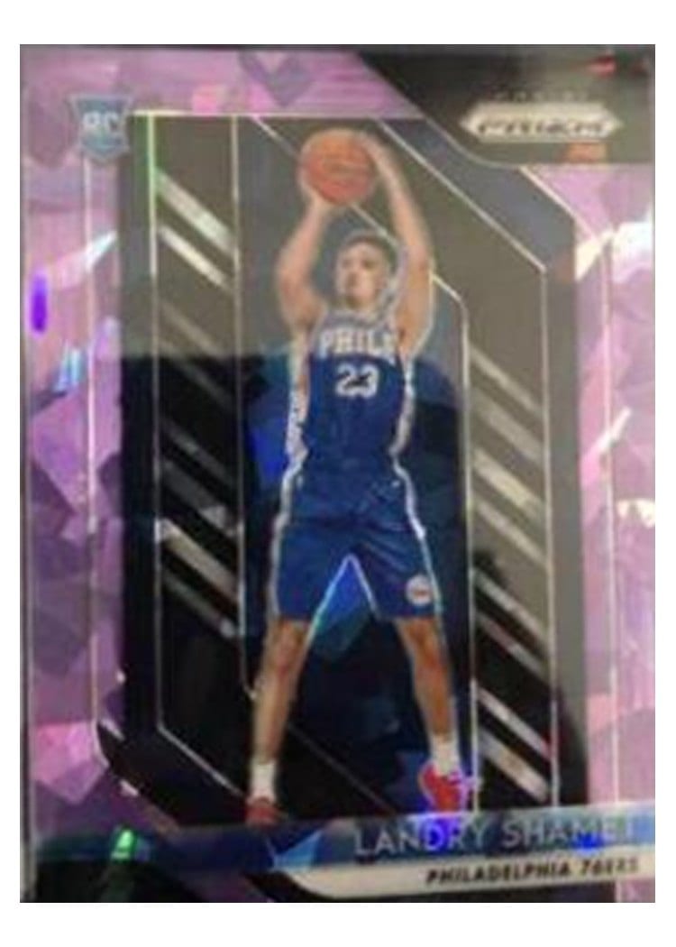 2018-19 Panini Prizm Base Set Landry Shamet #199 card