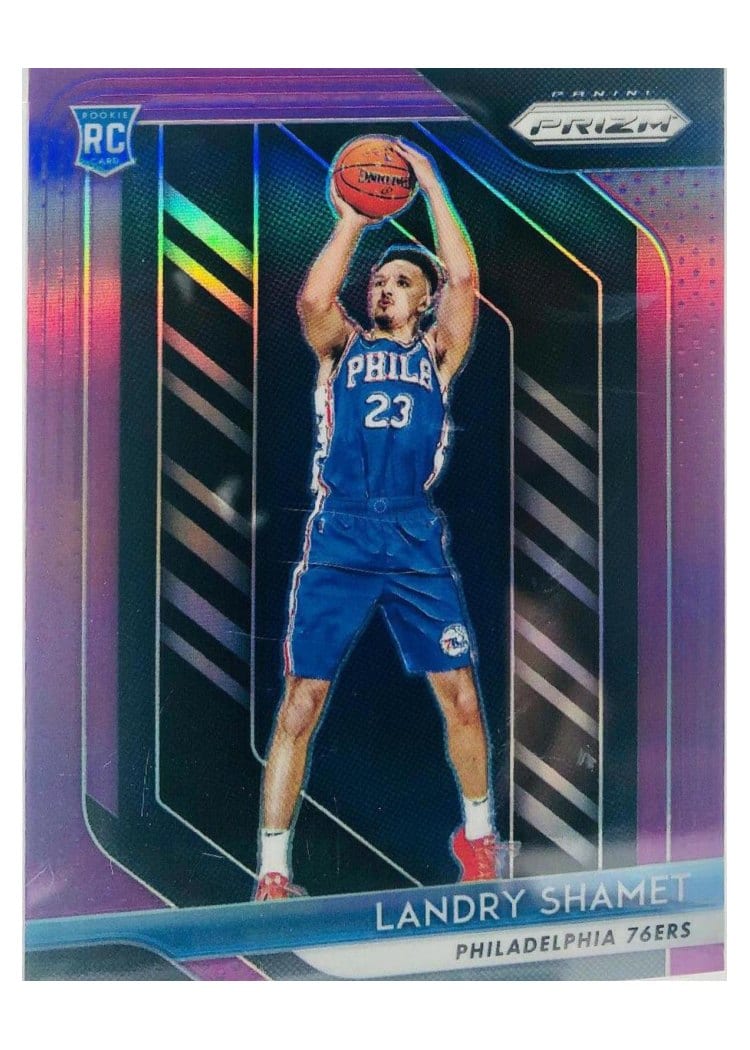 2018-19 Panini Prizm Base Set Landry Shamet #199 card