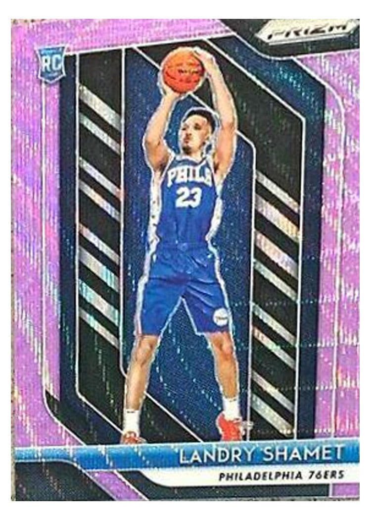 2018-19 Panini Prizm Base Set Landry Shamet #199 card