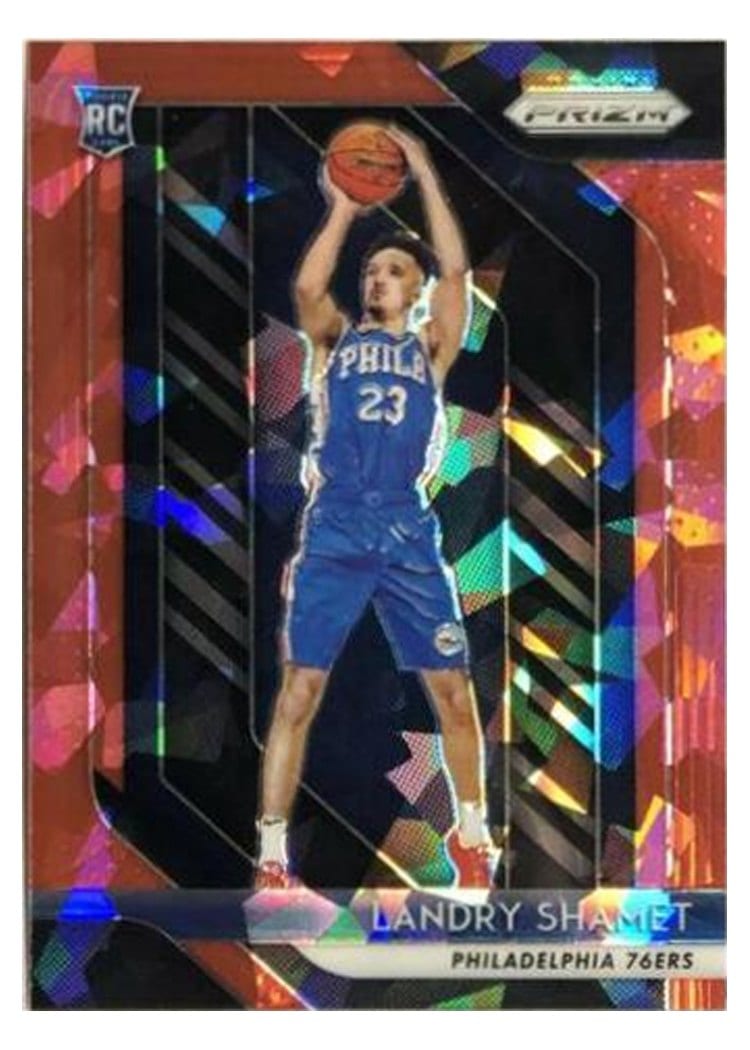 2018-19 Panini Prizm Base Set Landry Shamet #199 card
