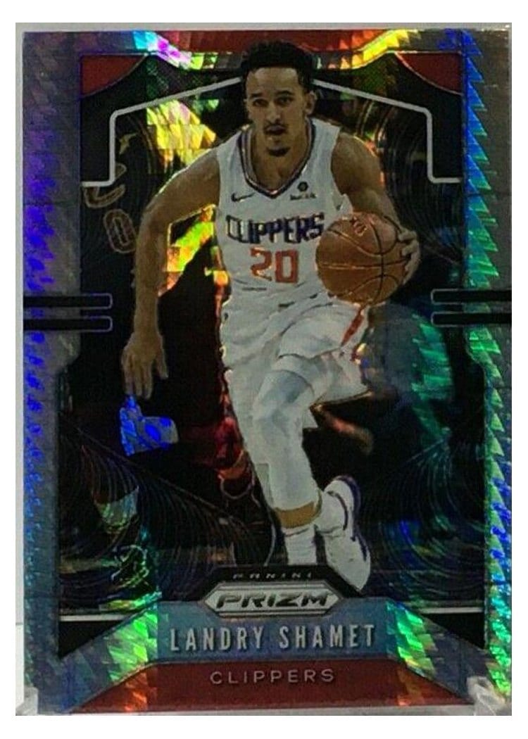 2019-20 Panini Prizm Base Set Landry Shamet #125 card
