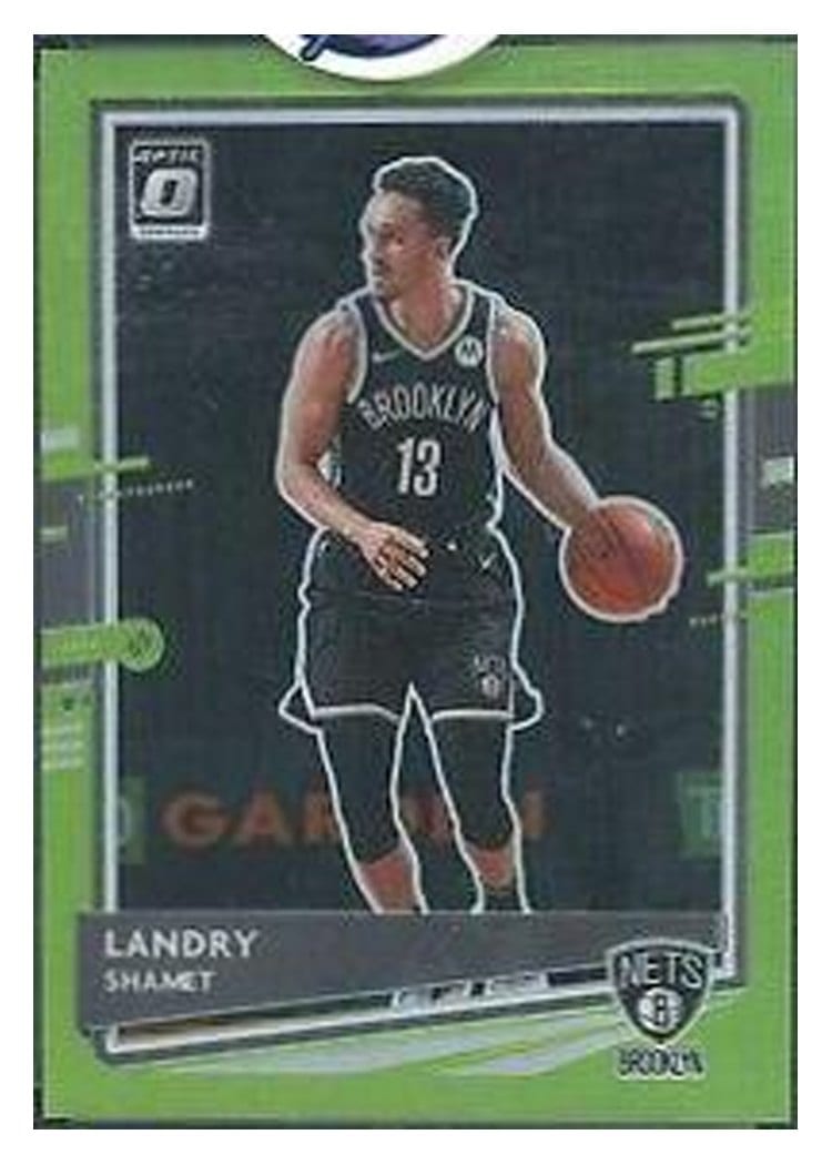 2020-21 Donruss Optic Base Set Landry Shamet Lime Green #133 card