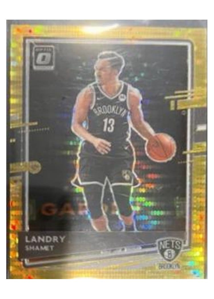 2020-21 Donruss Optic Base Set Landry Shamet Gold Pulsar #133 card