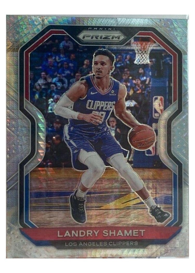 2020-21 Panini Prizm Base Set Landry Shamet #41 card