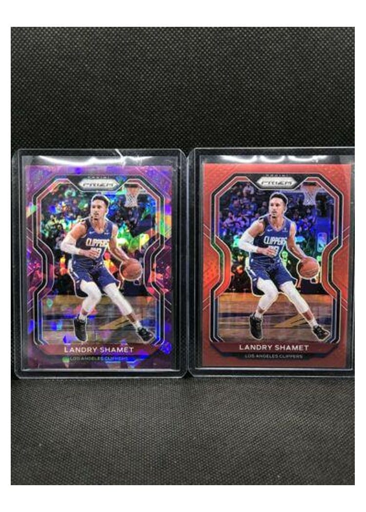 2020-21 Panini Prizm Base Set Landry Shamet #41 card
