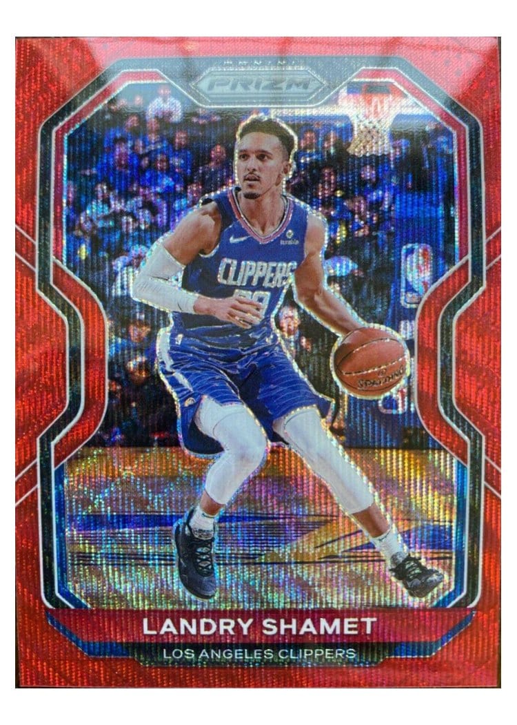 2020-21 Panini Prizm Base Set Landry Shamet #41 card
