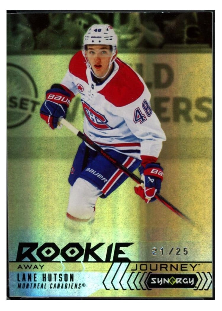 2024-25 Upper Deck Synergy Rookie Journey Lane Hutson #RJ-13