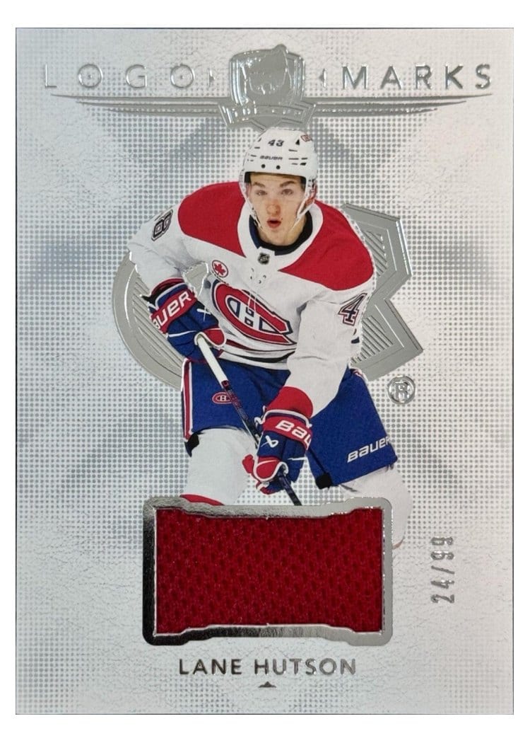 2024-25 Upper Deck The Cup Logomarks Lane Hutson #LM-LH card