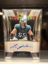 2021 Panini Select Signatures Select Lane Johnson #SSP-LJO card