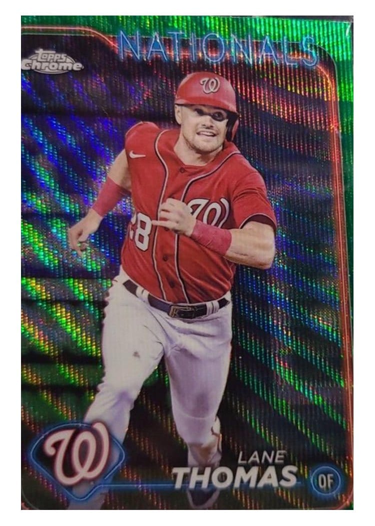 2024 Topps Chrome Lane Thomas #66 card