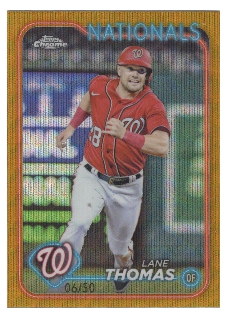 2024 Topps Chrome Lane Thomas #66 card