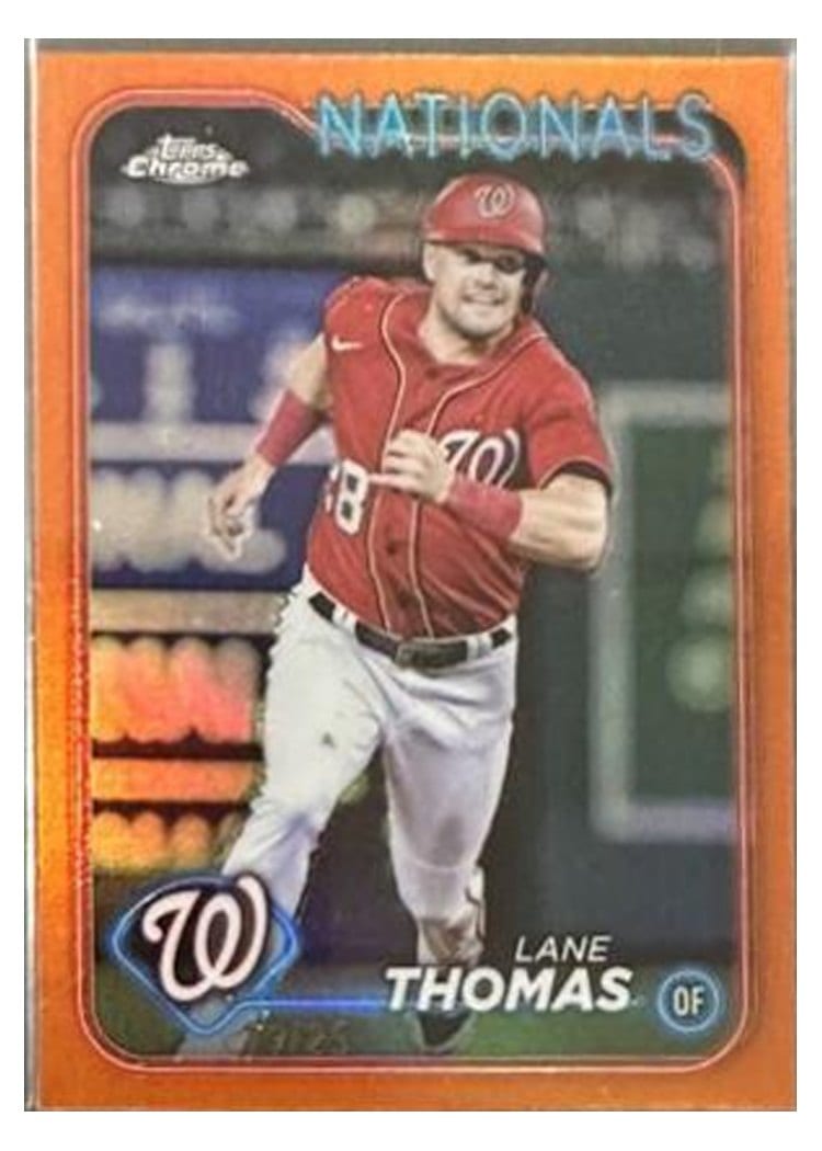 2024 Topps Chrome Lane Thomas #66 card
