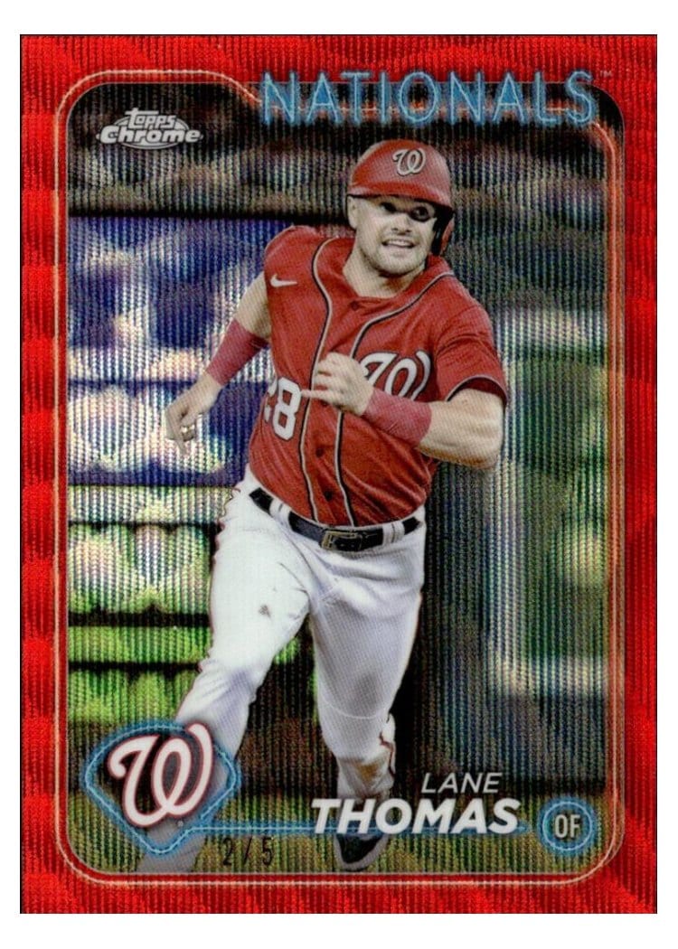 2024 Topps Chrome Lane Thomas #66 card