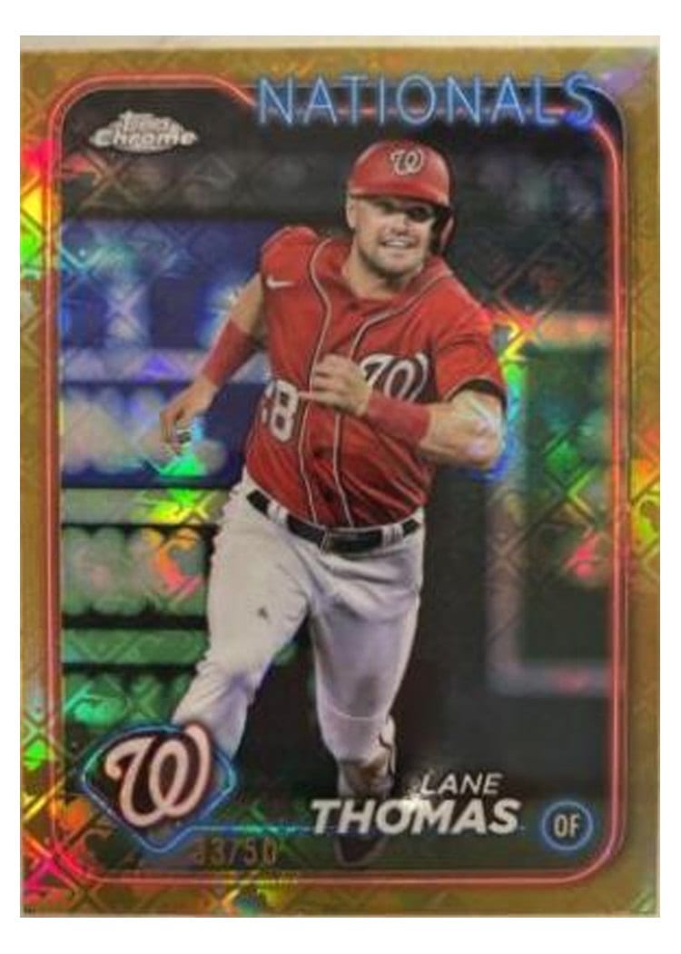 2024 Topps Chrome Lane Thomas #66 card