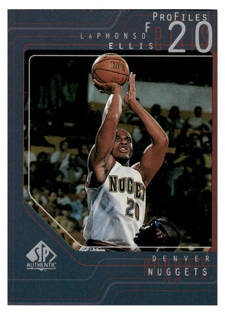 1997 SP Authentic Profiles LaPhonso Ellis #P4 card