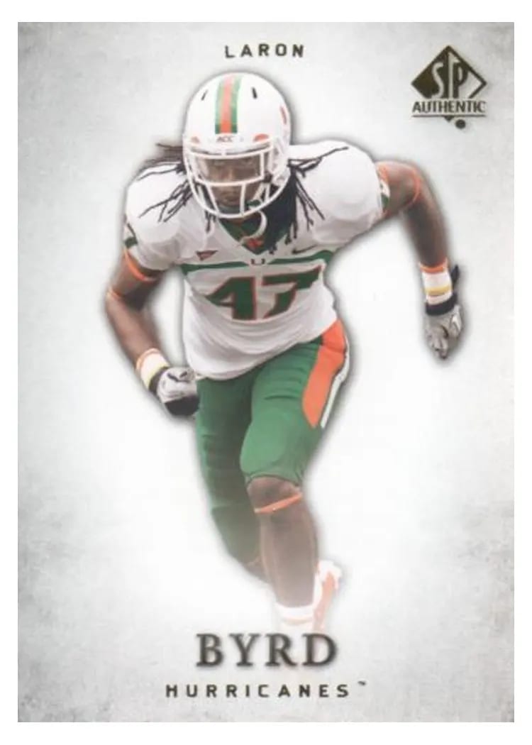 2012 SP Authentic Laron Byrd #67 card