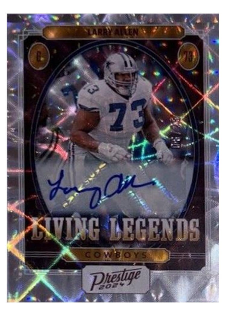 2024 Panini Prestige Living Legends Xtra Points Autographs Larry Allen #LL-LAN card