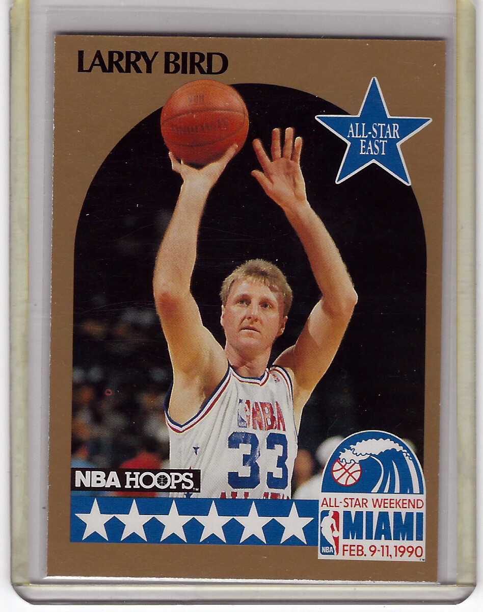 1990 Hoops Larry Bird #2 card