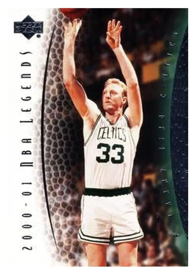 2000 Upper Deck Legends Larry Bird #14 card