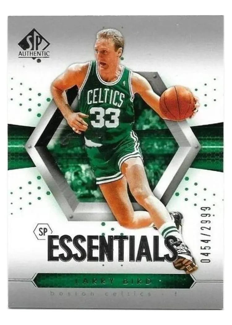 2004 SP Authentic Larry Bird #92 card