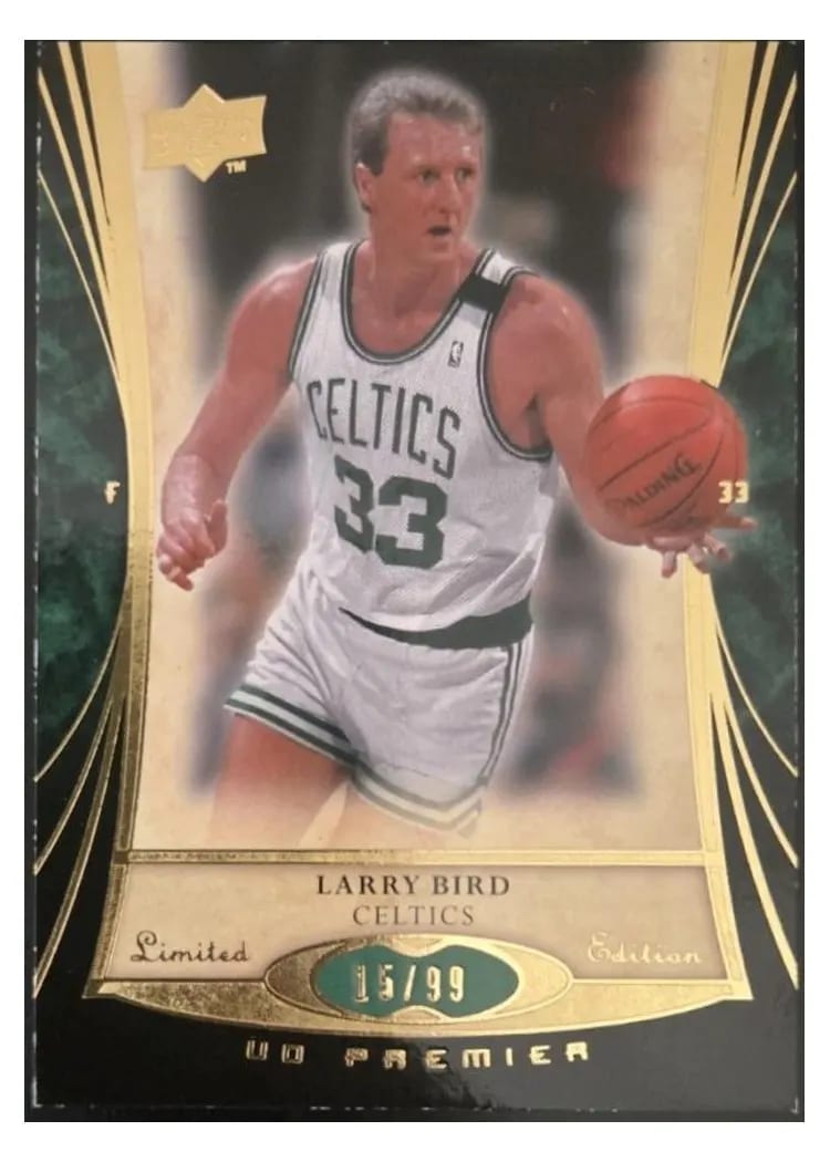 2007 Upper Deck Premier Larry Bird #2 card