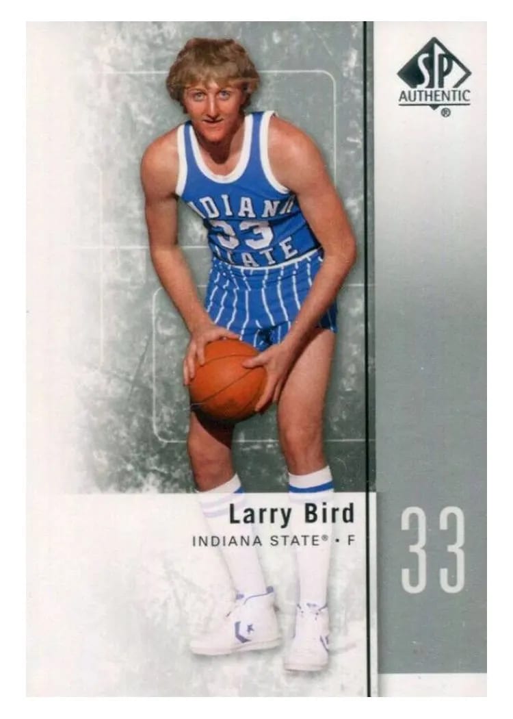 2011 SP Authentic Larry Bird #15 card
