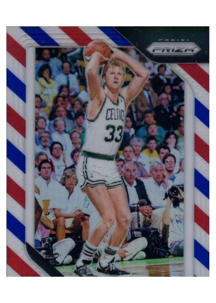 2018-19 Panini Prizm Base Set Larry Bird #85 card