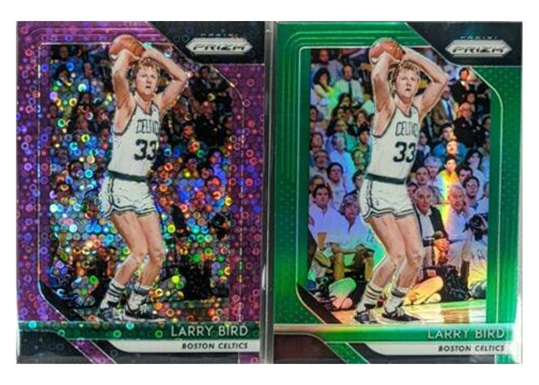 2018-19 Panini Prizm Base Set Larry Bird #85 card
