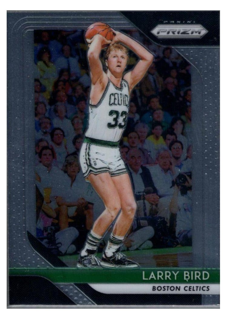 2018-19 Panini Prizm Base Set Larry Bird #85 card
