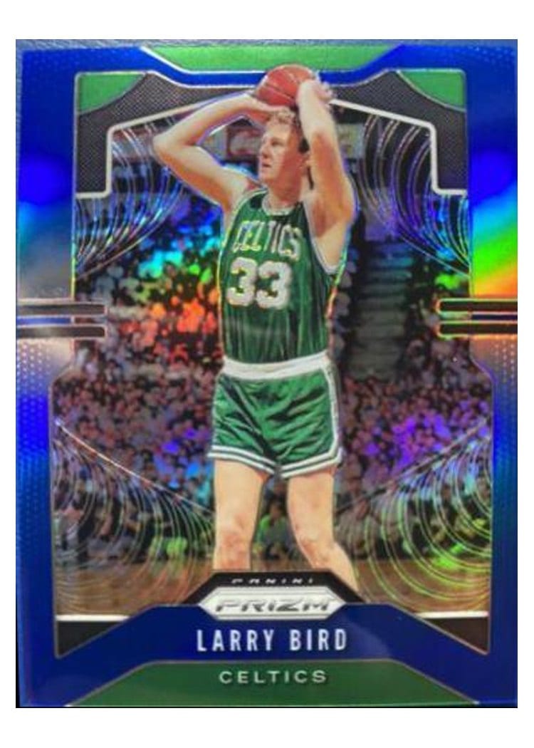 2019-20 Panini Prizm Base Set Larry Bird Blue Prizm #16 card