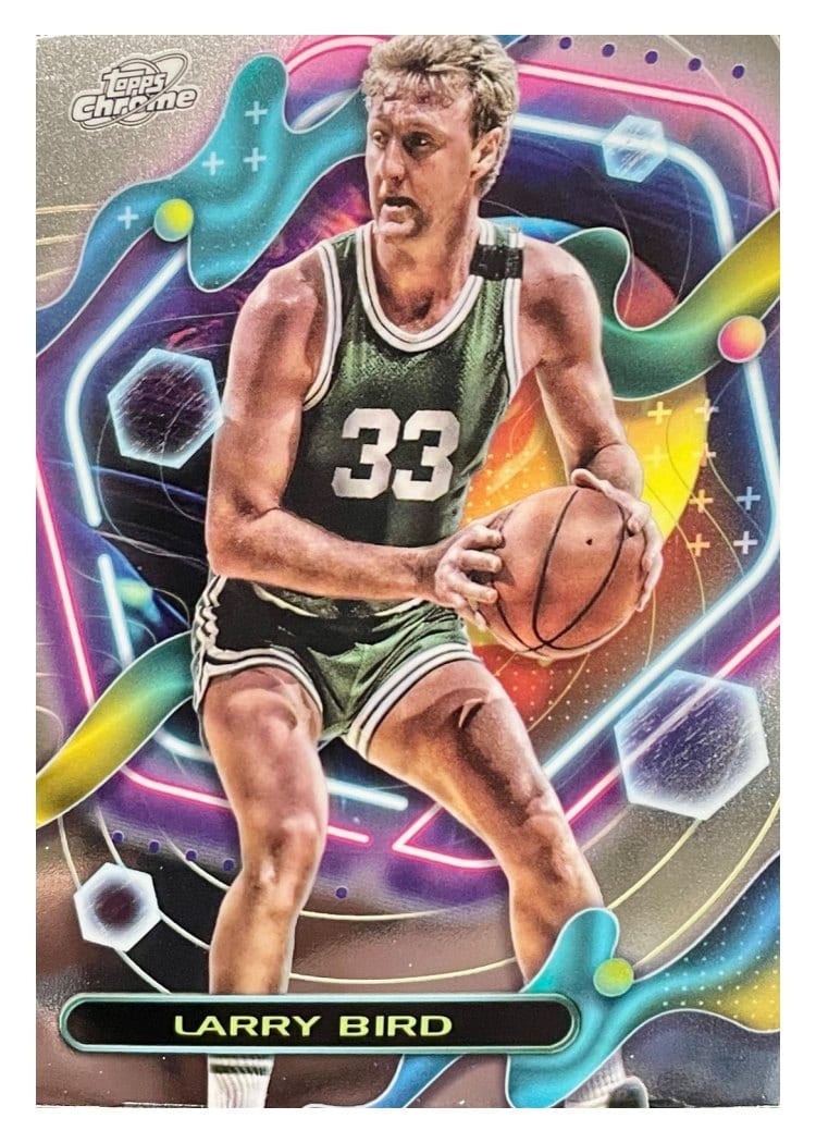 2023-24 Topps Chrome Cosmic Base Set Larry Bird #8 card