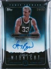 2023-24 Topps Midnight Stroke of Midnight Autographs Larry Bird #SMA-LB card