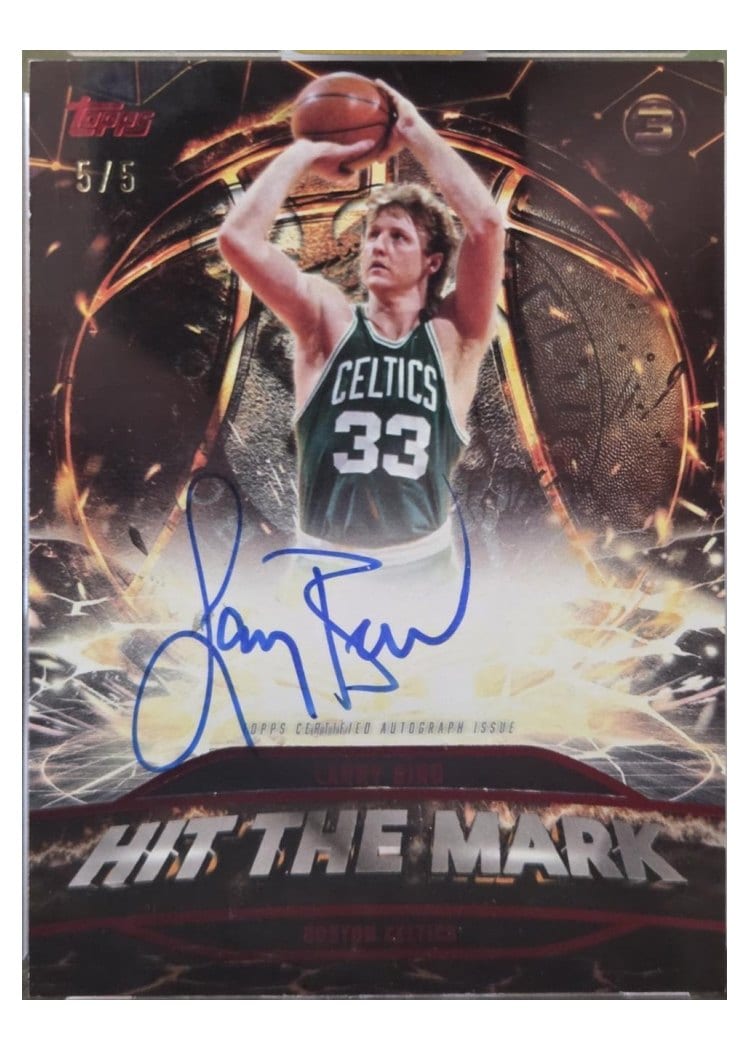 2025-26 Topps 3 Hit the Mark Larry Bird #HM-LB card