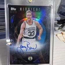 2025-26 Topps Midnight Midnight Sun Signatures Larry Bird #MS-LB