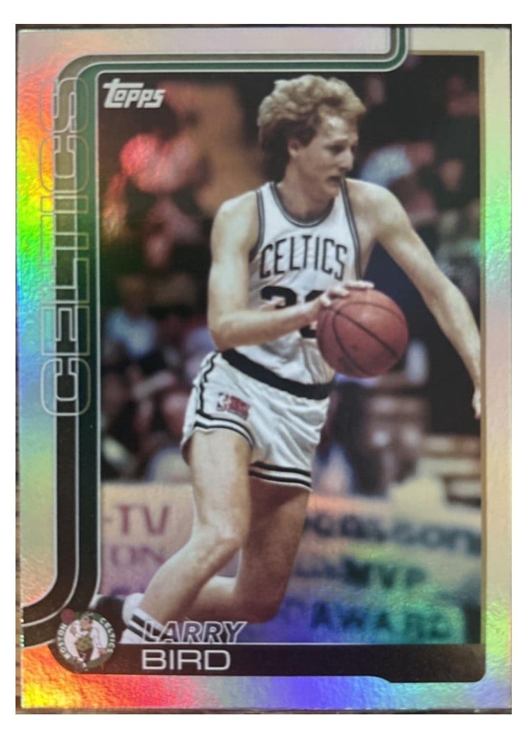 2025 Topps Larry Bird Rainbow Foilboard #257 card