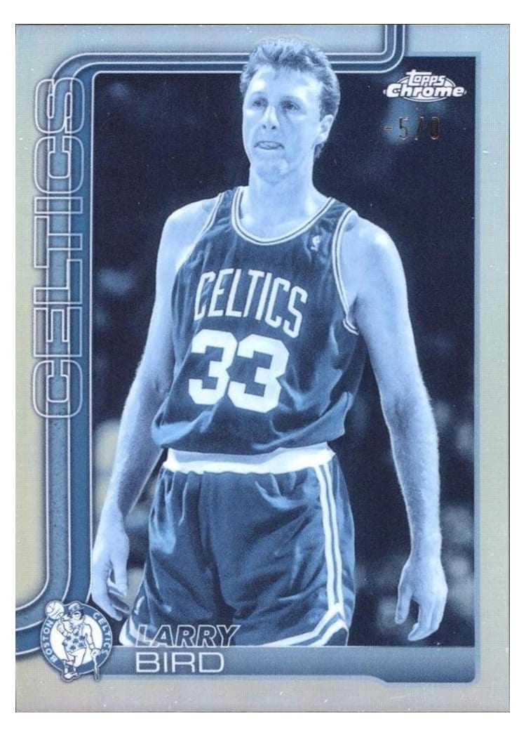 2025 Topps Chrome Larry Bird #243 card